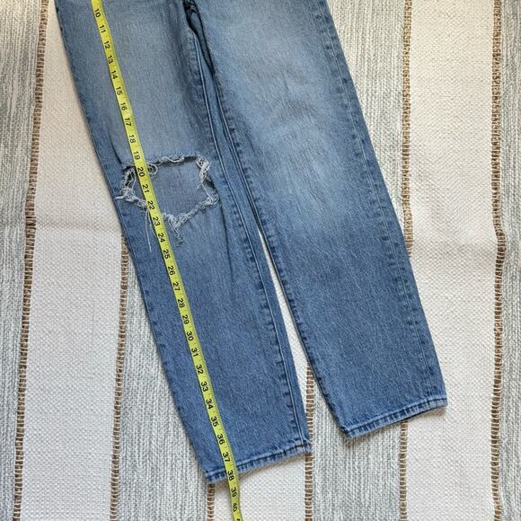 Madewell The Perfect Vintage Straight Jeans in Reinhart Wash Women’s Size 23 - Picture 5 of 13